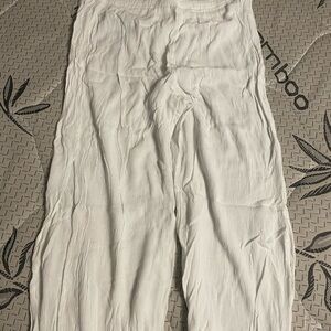 White Linen Pants